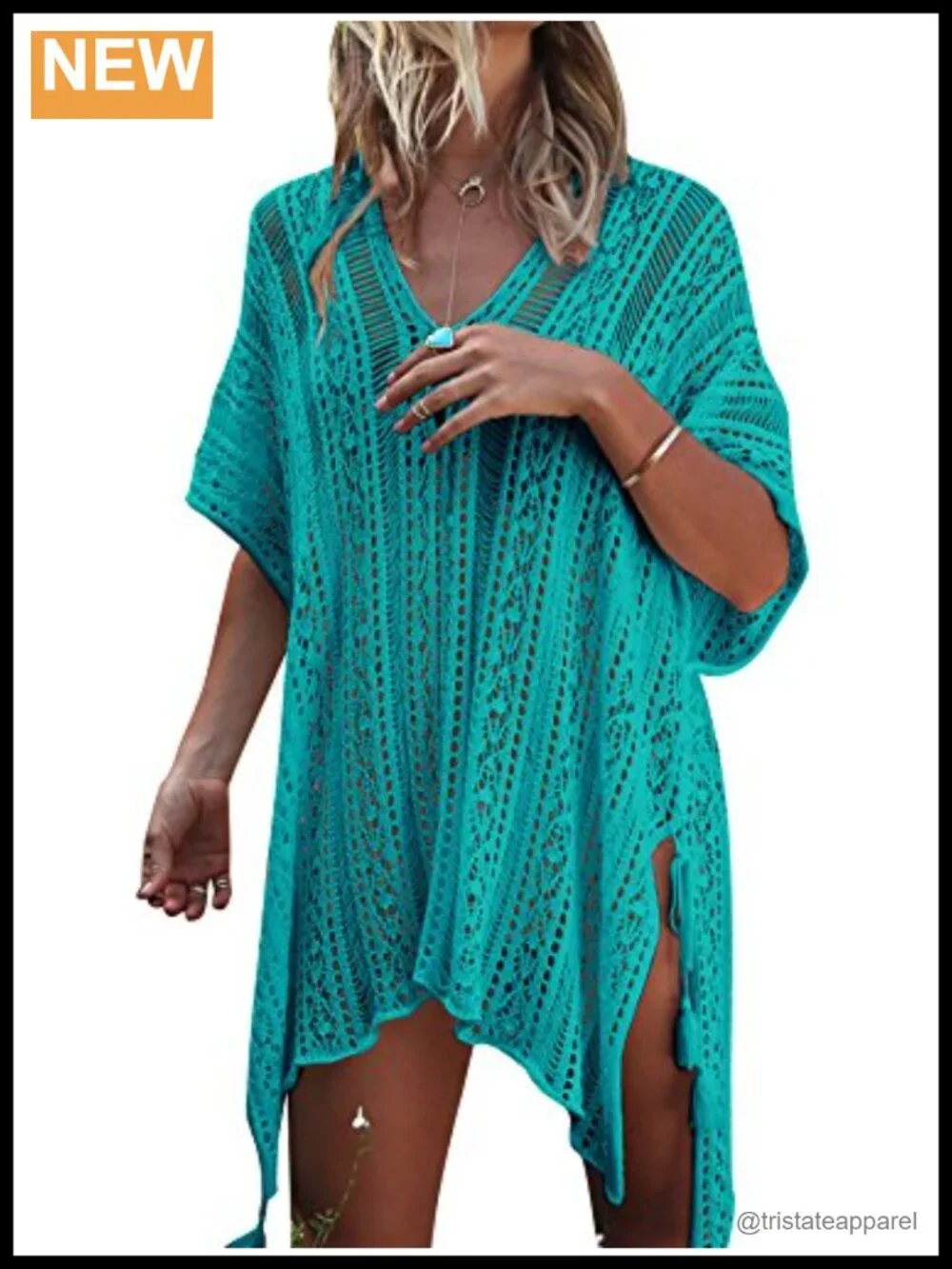 Women's Crochet Bathing Suit Cover Up - Beach Swimwear Dress